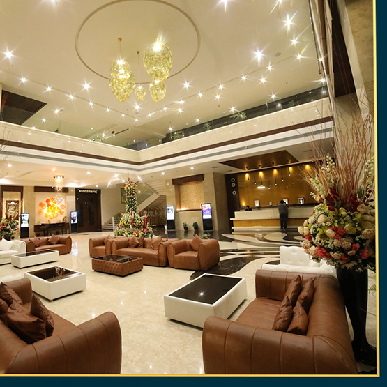 Hotel Entrance Lobby of Vijan Mahal Jabalpur